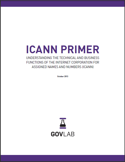 NEW Publications: Primers On The Internet Corporation For Assigned ...